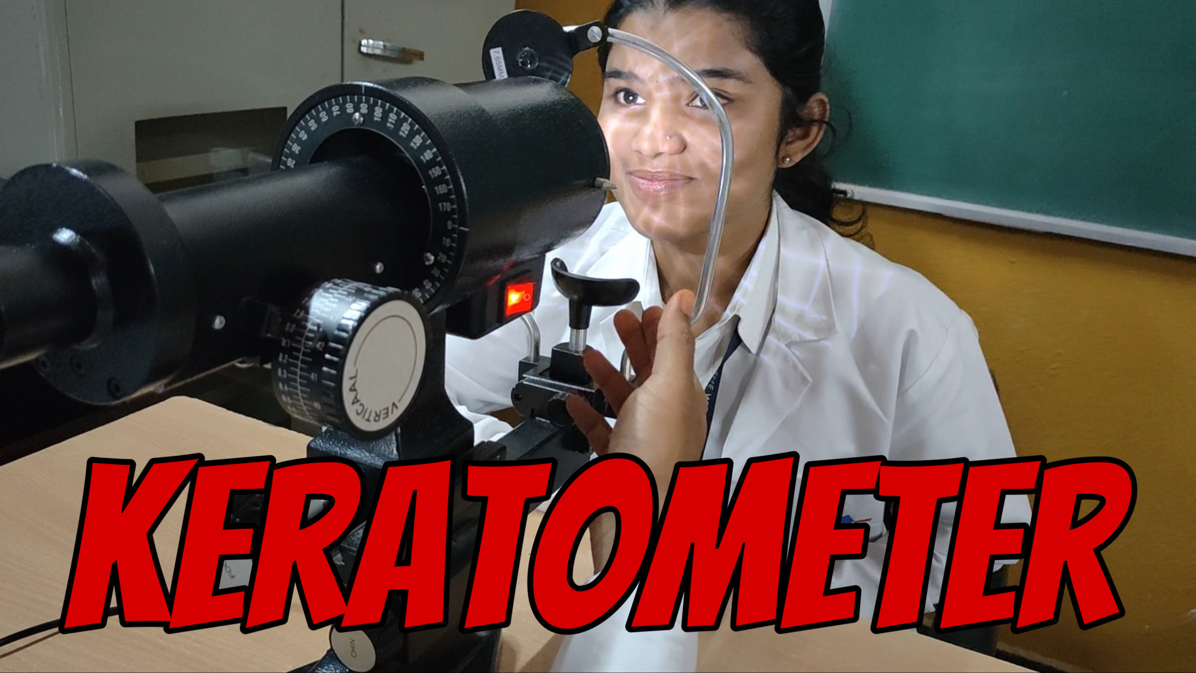 How to perform keratometer